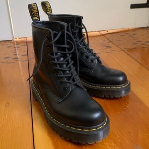 Dr Martens 1460 Bex Smooth Leather Platform Boots